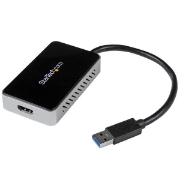 Picture of StarTech.com USB 3.0 to HDMI Adapter w/ 1x USB, USB to HDMI Monitor Converter for Windows (no support for macOS/ChromeOS/Linux) - TAA