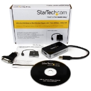 Picture of StarTech.com USB 3.0 to HDMI Adapter w/ 1x USB, USB to HDMI Monitor Converter for Windows (no support for macOS/ChromeOS/Linux) - TAA