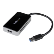 Picture of StarTech.com USB 3.0 to HDMI Adapter w/ 1x USB, USB to HDMI Monitor Converter for Windows (no support for macOS/ChromeOS/Linux) - TAA