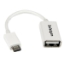 Image de StarTech.com Câble adaptateur Micro USB vers USB Host OTG de 12cm - Mâle / Femelle - Blanc