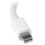 Picture of StarTech.com Travel A/V Adapter: 2-in-1 Mini DisplayPort to HDMI or VGA Converter - White