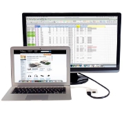 Picture of StarTech.com Travel A/V Adapter: 2-in-1 Mini DisplayPort to HDMI or VGA Converter - White