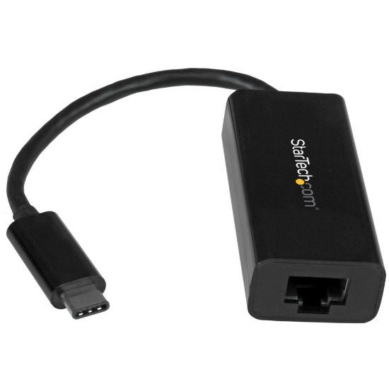 Picture of StarTech.com ​​USB-C to Gigabit Ethernet Adapter - Black​
