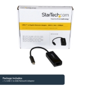 Picture of StarTech.com ​​USB-C to Gigabit Ethernet Adapter - Black​