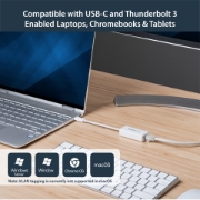 Picture of StarTech.com USB-C to Gigabit Network Adapter - White
