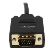 Picture of StarTech.com 6ft (1.8m) DisplayPort to VGA Cable - Active DisplayPort to VGA Adapter Cable - 1080p Video - DP to VGA Monitor Cable - DP 1.2 to VGA Converter - Latching DP Connector