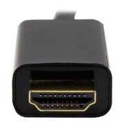 Picture of StarTech.com 3ft (1m) Mini DisplayPort to HDMI Cable - 4K 30Hz Video - mDP to HDMI Adapter Cable - Mini DP or Thunderbolt 1/2 Mac/PC to HDMI Monitor/Display - mDP to HDMI Converter Cord