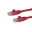 Image de StarTech.com Câble réseau Cat6 Gigabit UTP sans crochet de 2m - Cordon Ethernet RJ45 anti-accroc - M/M - Rouge