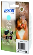 Picture of Epson Squirrel Singlepack Light Cyan 378 Claria Photo HD Ink