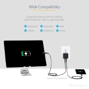 Picture of StarTech.com Dual-port USB wall charger - international travel - 17W/3.4A - black