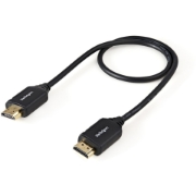 Picture of StarTech.com 1.6ft (50cm) Premium Certified HDMI 2.0 Cable with Ethernet - High Speed Ultra HD 4K 60Hz HDMI Cable HDR10 - HDMI Cord (Male/Male Connectors) - For UHD Monitors, TVs, Displays