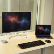 Picture of StarTech.com USB-C Multiport Adapter - SD (UHS-II) Card Reader - 100W Power Delivery - 4K HDMI - GbE - 1x USB 3.0