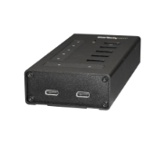Picture of StarTech.com 7 Port USB C Hub - USB Type-C to 2x USB-C/5x USB-A - Commercial Metal USB 3.0 Hub - SuperSpeed USB 3.2 Gen 1 (5Gbps) - Self Powered - BC 1.2 Fast Charge - Mountable/Rugged