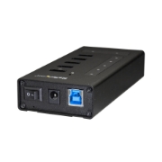 Picture of StarTech.com 7 Port USB C Hub - USB Type-C to 2x USB-C/5x USB-A - Commercial Metal USB 3.0 Hub - SuperSpeed USB 3.2 Gen 1 (5Gbps) - Self Powered - BC 1.2 Fast Charge - Mountable/Rugged