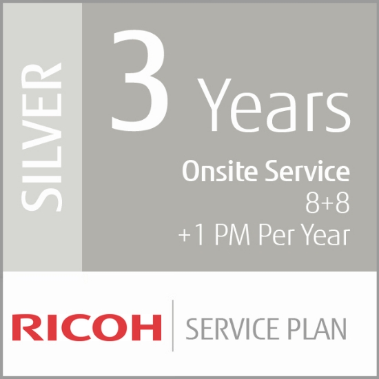 Picture of Ricoh 3 Year Silver Service Plan (Low-Vol Production) 3 year(s)