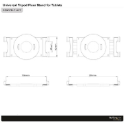 Picture of StarTech.com Adjustable Tablet Tripod Stand