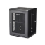 Picture of StarTech.com 4-Post 15U Wall Mount Network Cabinet with 1U Shelf, 19" Hinged Wall-Mounted Server Rack for Data / AV / Electronics / Computer Equipment, Flexible Vented Rack Enclosure