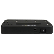Picture of StarTech.com Standalone 1 to 5 USB Thumb Drive Duplicator and Eraser, Multiple USB Flash Drive Copier, System and File and Whole-Drive Copy at1.5 GB/min, Single and 3-Pass Erase, LCD Display