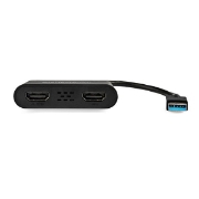 Picture of StarTech.com USB 3.0 to Dual HDMI Adapter, USB to 2x HDMI Monitor Converter for Windows (no support for macOS/ChromeOS/Linux) - TAA