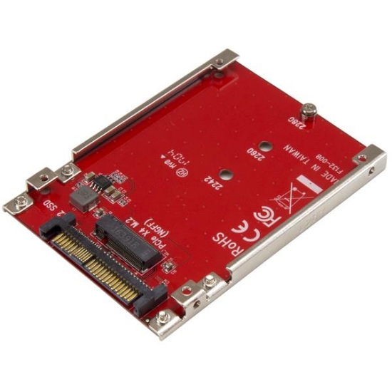 Picture of StarTech.com M.2 Drive to U.2 (SFF-8639) Host Adapter for M.2 PCIe NVMe SSDs
