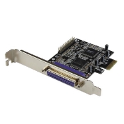 Picture of StarTech.com 2 Port PCI Express / PCI-e Parallel Adapter Card – IEEE 1284 with Low Profile Bracket