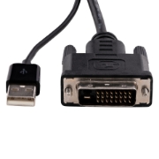 Picture of StarTech.com DVI to DisplayPort Adapter - USB Power - 1920 x 1200 - DVI to DisplayPort Converter - Video Adapter - DVI-D to DP