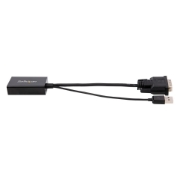 Picture of StarTech.com DVI to DisplayPort Adapter - USB Power - 1920 x 1200 - DVI to DisplayPort Converter - Video Adapter - DVI-D to DP