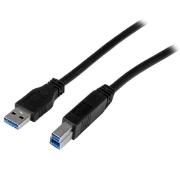 Picture of StarTech.com 1m (3ft) Certified SuperSpeed USB 3.0 A to B Cable - M/M