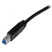 Picture of StarTech.com 1m (3ft) Certified SuperSpeed USB 3.0 A to B Cable - M/M