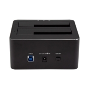 Picture of StarTech.com Dual-Bay USB 3.0 to SATA Hard Drive Docking Station, USB Hard Drive Dock, External 2.5/3.5" SATA I/II/III SSD/HDD Docking Station, Hot-Swap Hard Drive Bay, Top-Loading