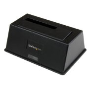 Picture of StarTech.com Single Bay USB 3.0 to SATA Hard Drive Docking Station, USB 3.0 (5 Gbps) Hard Drive Dock, External 2.5/3.5" SATA I/II/III HDD/SSD Docking Station, Top-Loading Hard Drive Bay