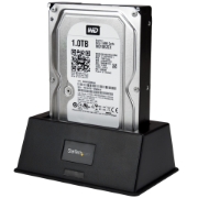 Picture of StarTech.com Single Bay USB 3.0 to SATA Hard Drive Docking Station, USB 3.0 (5 Gbps) Hard Drive Dock, External 2.5/3.5" SATA I/II/III HDD/SSD Docking Station, Top-Loading Hard Drive Bay