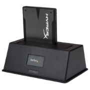 Picture of StarTech.com Single Bay USB 3.0 to SATA Hard Drive Docking Station, USB 3.0 (5 Gbps) Hard Drive Dock, External 2.5/3.5" SATA I/II/III HDD/SSD Docking Station, Top-Loading Hard Drive Bay