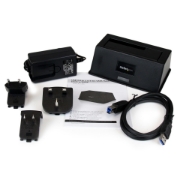 Picture of StarTech.com Single Bay USB 3.0 to SATA Hard Drive Docking Station, USB 3.0 (5 Gbps) Hard Drive Dock, External 2.5/3.5" SATA I/II/III HDD/SSD Docking Station, Top-Loading Hard Drive Bay
