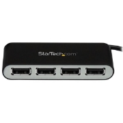 Picture of StarTech.com 4-Port Portable USB 2.0 Hub with Built-in Cable