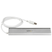 Picture of StarTech.com 7-Port USB Hub, USB A to 7x USB-A Ports, USB 5Gbps, Rugged Design, Bus or Self-Powered, Portable Laptop USB 3.0 Hub Expansion with Power Supply