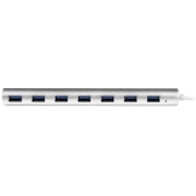 Picture of StarTech.com 7-Port USB Hub, USB A to 7x USB-A Ports, USB 5Gbps, Rugged Design, Bus or Self-Powered, Portable Laptop USB 3.0 Hub Expansion with Power Supply