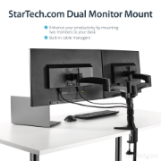Picture of StarTech.com Desk-Mount Dual Monitor Arm - Articulating