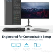 Picture of StarTech.com Desk-Mount Dual Monitor Arm - Articulating