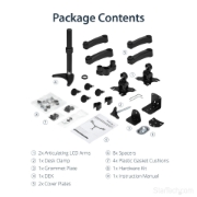 Picture of StarTech.com Desk-Mount Dual Monitor Arm - Articulating