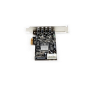 Picture of StarTech.com 4 Port USB 3.0 PCIe Card w/ 4 Dedicated 5Gbps Channels (USB 3.1 Gen 1) - UASP - SATA / LP4 Power - PCI Express Adapter Card