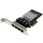Picture of StarTech.com 4-Port Gigabit Ethernet Network Card - PCI Express, Intel I350 NIC