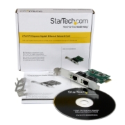 Picture of StarTech.com Dual Port Gigabit PCI Express Server Network Adapter Card - PCIe NIC