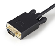 Picture of StarTech.com 3ft (1m) DisplayPort to VGA Cable - Active DisplayPort to VGA Adapter Cable - 1080p Video - DP to VGA Monitor Cable - DP 1.2 to VGA Converter - Latching DP Connector