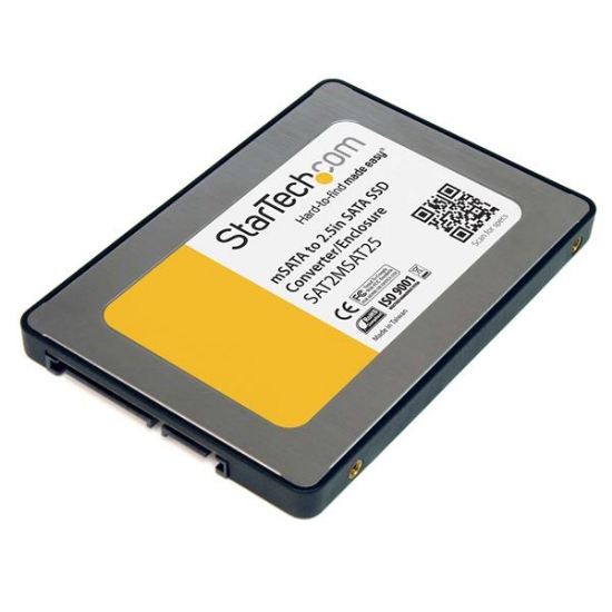 Picture of StarTech.com 2.5in SATA to Mini SATA SSD Adapter Enclosure