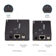 Picture of StarTech.com HDMI over CAT5e HDBaseT Extender - Power over Cable - Ultra HD 4K