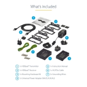 Picture of StarTech.com HDMI over CAT5e HDBaseT Extender - Power over Cable - Ultra HD 4K