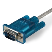 Picture of StarTech.com 3ft (91cm) 1-Port USB to RS232 DB9 Serial Adapter Cable, USB to Serial Adapter Cable - M/M
