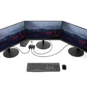 Picture of StarTech.com 3-Port Multi Monitor Adapter - DisplayPort 1.2 to 3x HDMI MST Hub - Triple 1080p HDMI Monitors - Video Splitter for Extended Desktop Mode on Windows PCs Only - DP to 3x HDMI