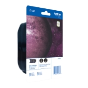 Picture of Brother LC1220BKBP2 ink cartridge 2 pc(s) Original Black